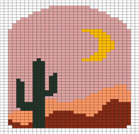 Lonely cactus - beige