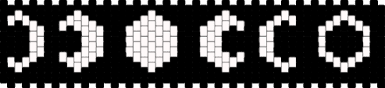 Moon Phase Cuff - black, white