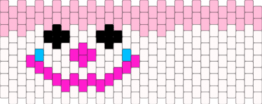 clown multistitch :3 - clown, cotdcircuses, creepy cute, pink, white