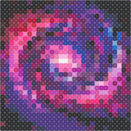 Spiral Galaxy 2 - galaxy,space,swirl,cosmic,scifi,dark,pink,purple
