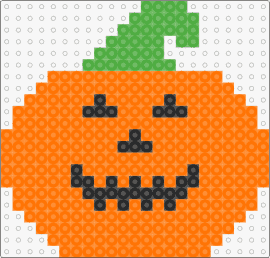 Pumpkin - pumpkin,jackolantern,halloween,face,smile,fall,autumn,orange,green