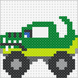 Monster Truck - monster truck,car,vehicle,alligator,automobile,green,black