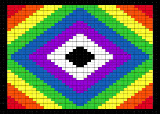 Rainbow square stuff