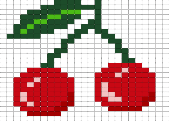 Cherry Bead Tapestry - red, white