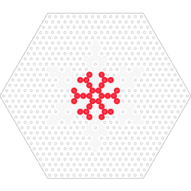 FLOCON DE NEIGE - snowflake,winter,holiday,white,red