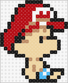 baby mario - mario,baby,nintendo,character,video game,hat,tan,red