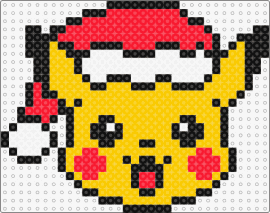 PIKACHU NOEL - pikachu,santa,pokemon,character,hat,christmas,happy,cute,gaming,festive,yellow,red