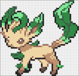 Phyllali - leafeon,pokemon,character,gaming,evolution,eevee,green,tan