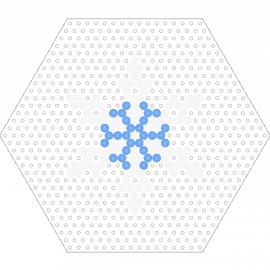 FLOCON DE NEIGE2 - snowflake,winter,holiday,white,red