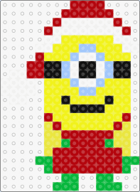 MIGNON 1 NOEL - minion,despicable me,christmas,smile,cyclops,cute,festive,yellow,red