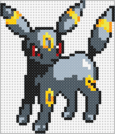 Umbreon Noctali - umbreon,pokemon,character,evolution,eevee,gaming,gray,yellow