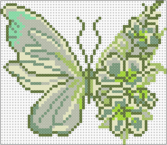 Jungle Butterfly - beige, butterfly, colorful, cotdjungles, floral, flower, gold, green, jungle, nature
