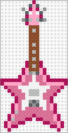 Star Guitar - cotdspiky, guitar, pink, pink guitar, star