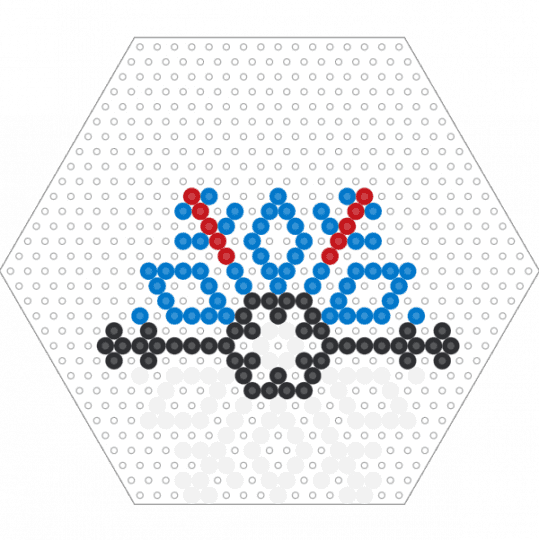 Greatball Snowflake - blue, christmas, pokeball, pokemon, snowflake