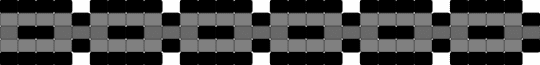 funky chain - black, gray
