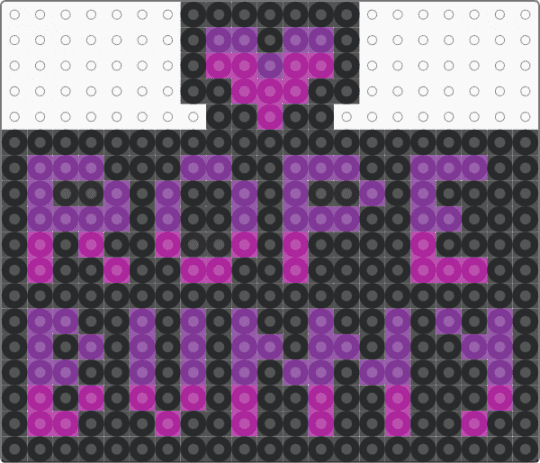 rope bunny sign - pink,black,bdsm