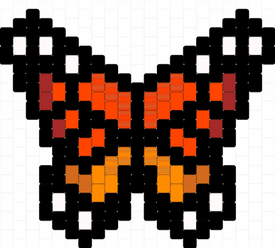 monarch butterfly - black,red,orange,animal,bug,insect,fly