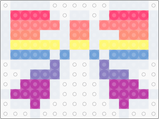remix xenogendr bow - white,red,pink,personal,small,cute,pride,xenogender