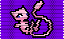 Mew - mew,pokemon,character,gaming,panel,pink,purple