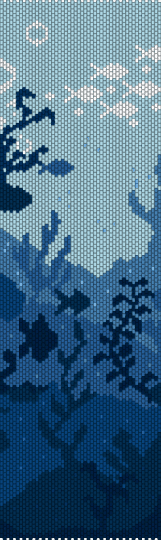 Under the Sea - blue, fish, light blue, ocean, sea, sea creature
