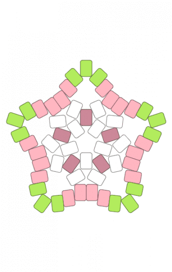 cutecore dragon fruit star - cutecore, dragonfruit, fruits, green, kawaii, pink, star