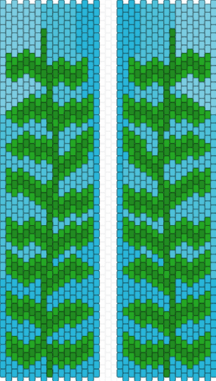 Axolotl Backpack -- Part 2 : Side - light blue,green