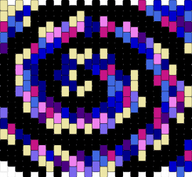 swirl - swirl,spiral,hypnotic,colorful,galaxy,panel,black,pink,blue