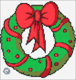 krans - wreath,bow,garland,christmas,festive,holly,green,red