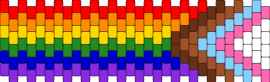 2021 Pride PRIDE Flag - progress,pride,flag,colorful,cuff