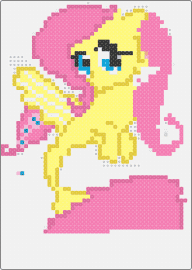 Flutter - fluttershy,mlp,my little pony,character,yellow,pink