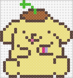 pompomplurrin - pompom purin,plur,sanrio,dog,cute,character,kawaii,music,rave,sprout,yellow