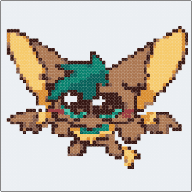 gift 4 leaf - leafeon,pokemon,chibi,kawaii,tan,green