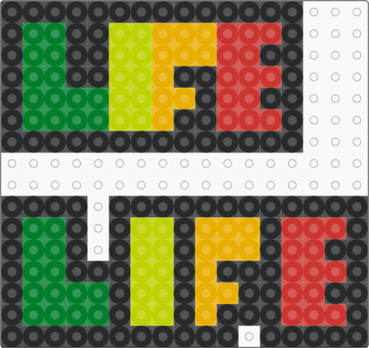 Life💚💛♥️ - black,green
