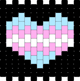 Sm trans heart - trans,heart,pride,black,pink,light blue