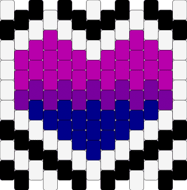 Sm bi heart - bisexual,heart,pride,purple,white