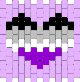 Sm asexual heart - asexual,heart,pride,pastel,purple,gray