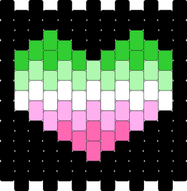 Sm abrosexual heart - abrosecual,heart,pride,black,pink,green