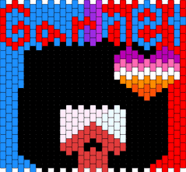 Garnet steven universe - garnet,steven universe,panel,pride,colorful,cartoon,tv show,red,blue,black