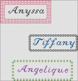 names pt 1 - names,signs,text,cursive,borders,pink,yellow,black,blue