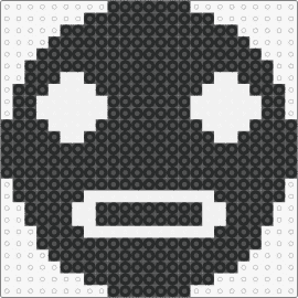 Steven from Isaac - steven,binding of isaac,character,face,simple,silhouette,video game,black,white