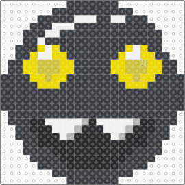 Little Gish from The Binding Of Isaac - little gish,binding of isaac,character,video game,head,face,smile,gray,yellow