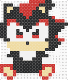 sonic 2 - shadow,sonic the hedgehog,sega,kawaii,character,cute,video game,black,red,beige