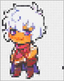 Asra - asra,arcana,character,chibi,game,white,orange