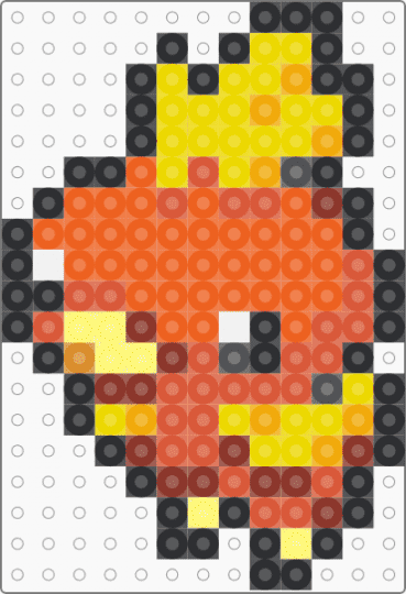 Torchic Box Sprite - orange, red, yellow