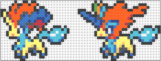 Keldeo (Ordinary & Resolute Forms) Box Sprites - orange,blue,yellow,light blue