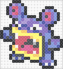 Loudred Box Sprite - yellow,purple,blue,colorful