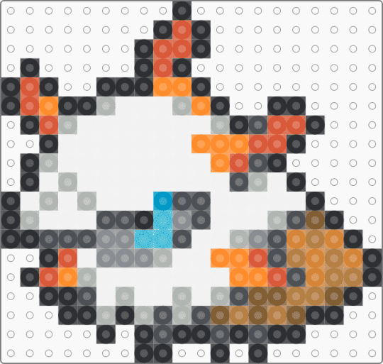 Larvesta Box Sprite - colorful, gray, orange, tan