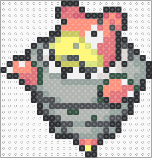 Mega Slowbro Box Sprite - gray,beige