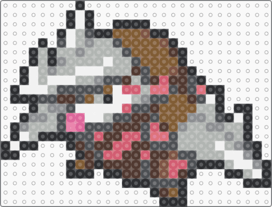Excadrill Box Sprite - gray,beige,brown,tan