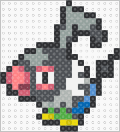 Chatot Box Sprite - gray,red
